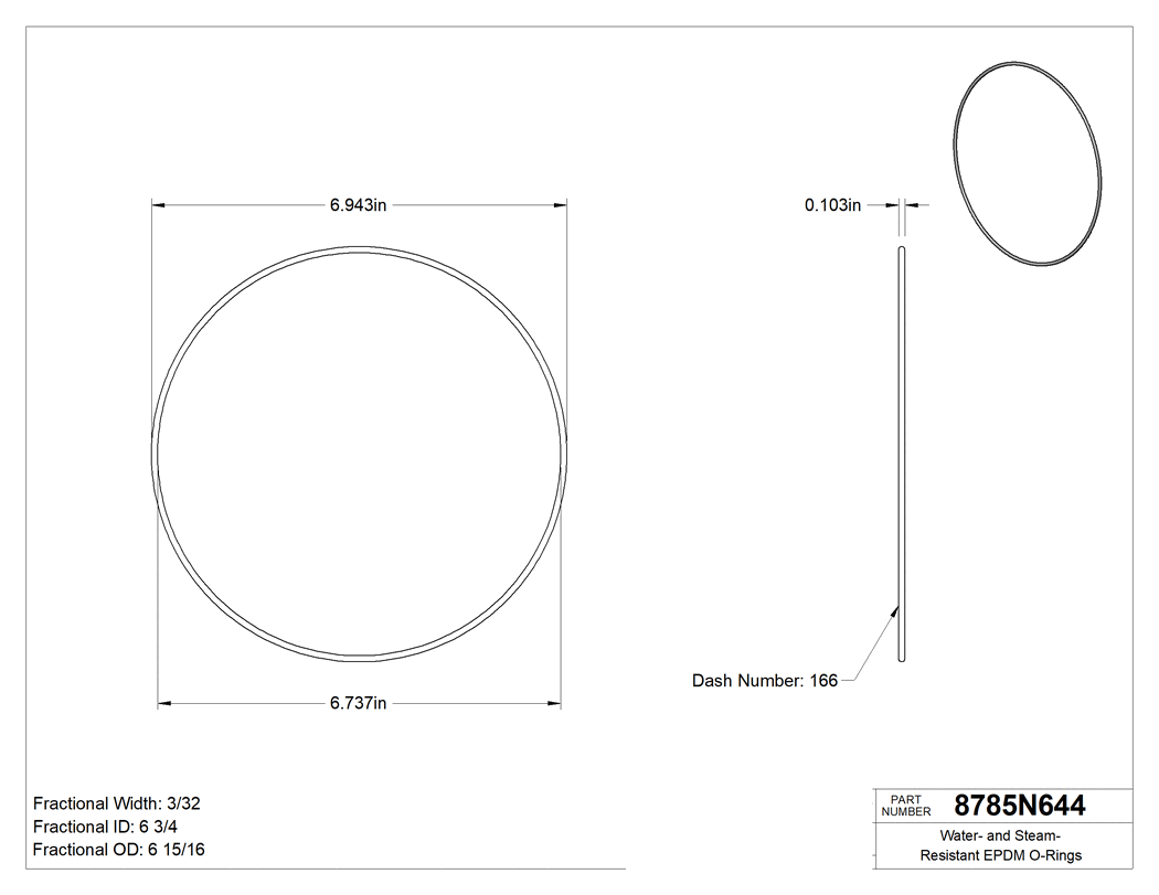 Technical drawing - 8785N644